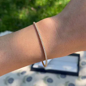 Video of Refined Lab Diamond Tennis Bracelet (1 ct. tw.)
