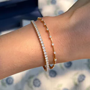 Video of Refined Lab Diamond Tennis Bracelet (4 ct. tw.)