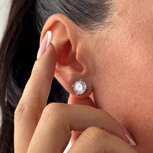 Video of Lab Diamond Guardian Back Earrings (5 ct. tw.)