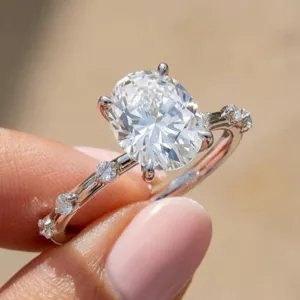 Video of Starlight Spaced Diamond Engagement Ring