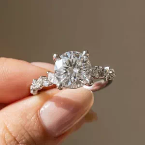 Video of Hayley Scattered Lab Diamond Engagement Ring